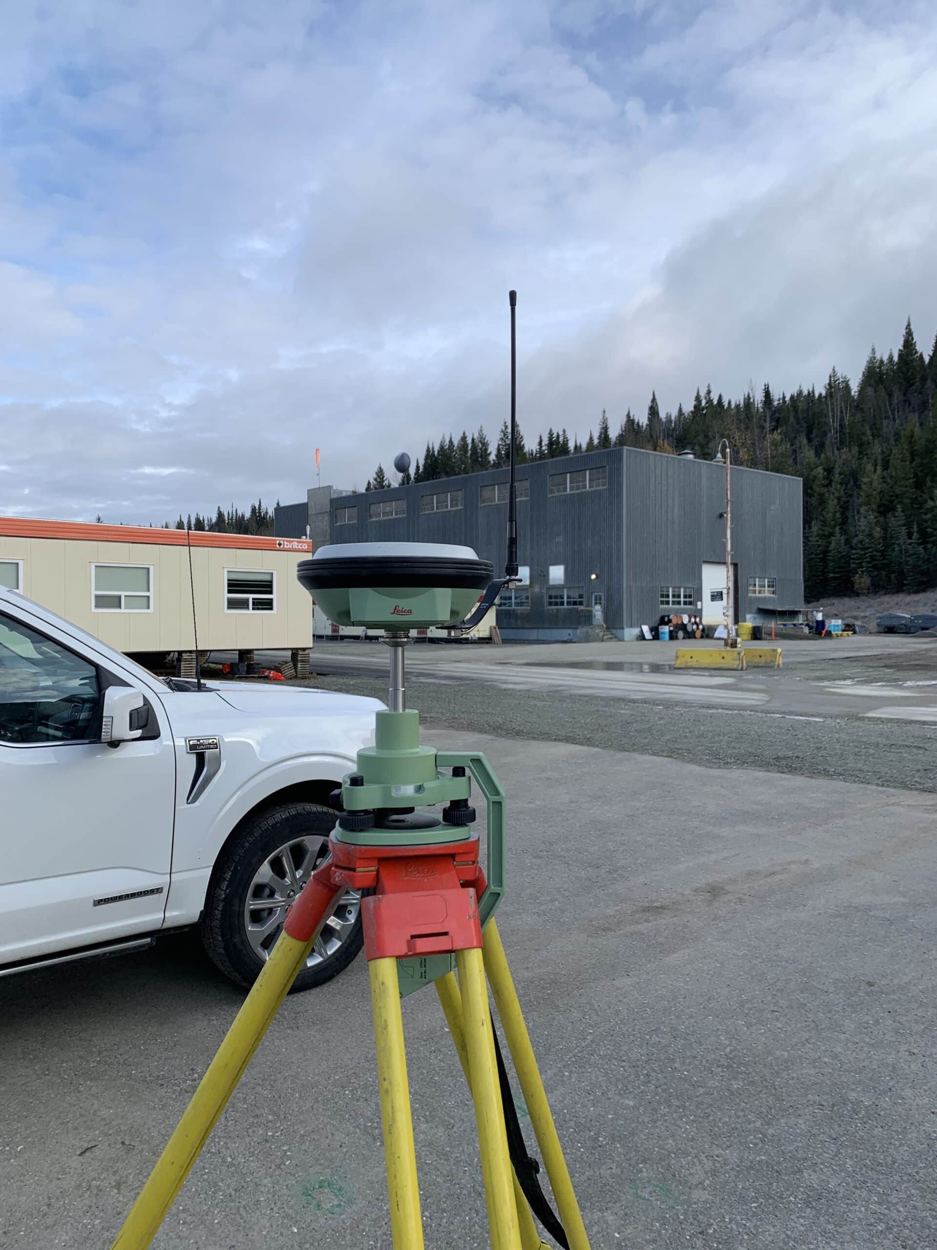 Construction surveying near Prince George